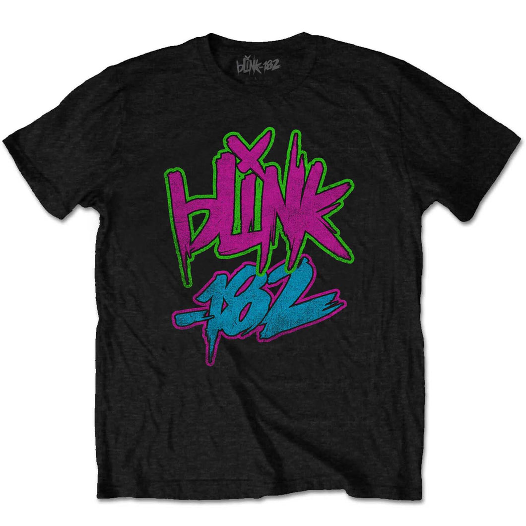 BLINK 182 - NEON LOGO TEE